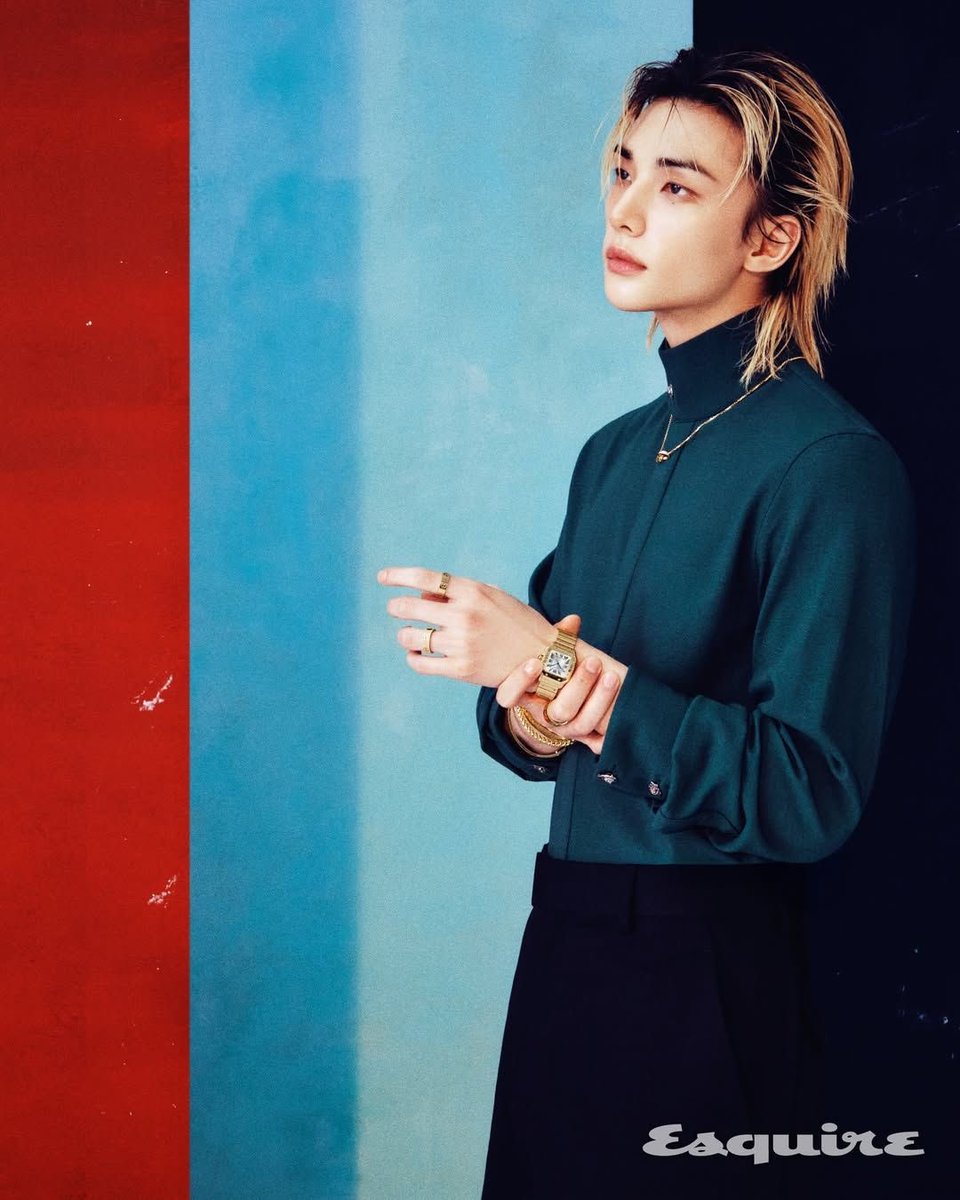 <a href="/AboutMusicYT/">About Music</a> Hyunjin! 😍 He literally embodies art! And he approaches fashion the same way 🫠