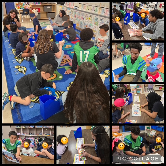 Coach_Uribe's tweet photo. 8th grade athletes from @NISDStinson recently visited @NISDScobee and @NISDWanke  as reading buddies! 
Along with great books, there were plenty of smiles, laughs, and meaningful connections shared. Proud of our student-athletes for representing #SkyhawkPride the right way! https://t.co/GWeF8Igh3q