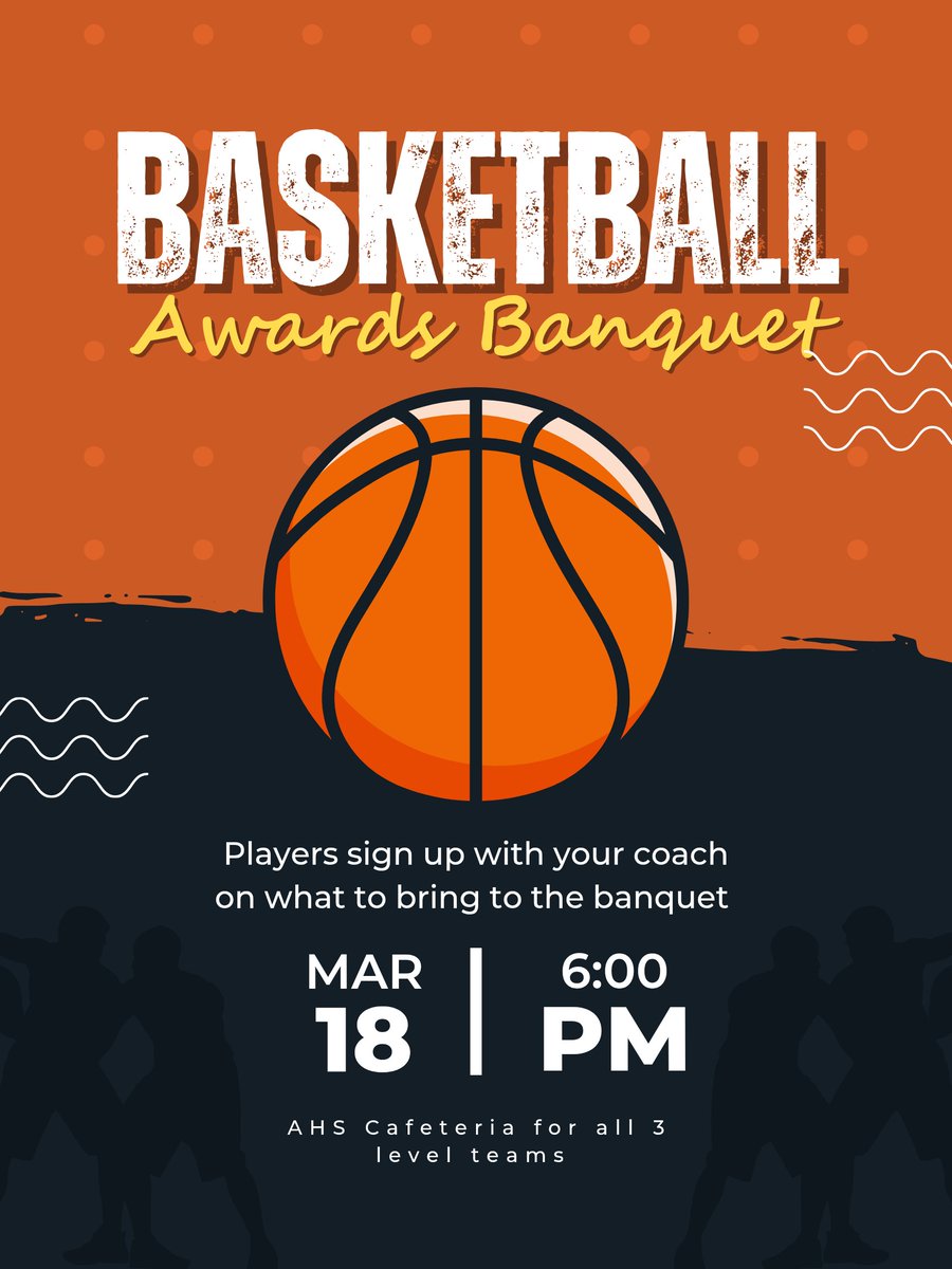 Players we will discuss off-season workouts, fundraising, and summer activities. Please sign up with your coach on what you will bring to the banquet. See you all there.
