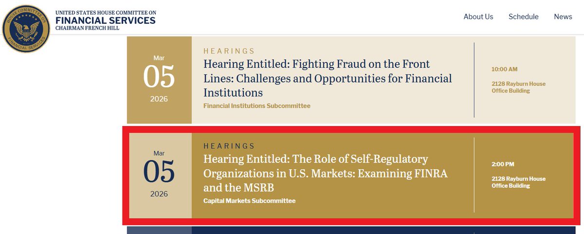 MetaGuyMarduk's tweet photo. MMTLP (MMAT)

A week Thursday, there will be two hearings that we should tune in to. Specifically the one in the afternoon entitled: The Role of Self-Regulatory Organizations in U.S. Markets: Examining FINRA and the MSRB.

EXAMINING FINRA.

That hearing is hosted by the sub-committee on capital markets:

The same subcommittee that is comprised of 9 members of Congress who have signed letters in support of MMTLP in the past.

The same committee where Lisa McClain in early February questioned Chris Iacovella of the American Securities Association, about FINRA, their evolution and their role.

This would be a perfect opportunity to submit Questions For Record (QFRs) and/or have them asked of the witnesses in the hearing itself. This time, it is safe to assume, actual members of FINRA will be present and we could actually get some juicy disclosures here.

Again, reach out to all offices on this subcommittee that have supported MMTLP in the past. It shouldn't matter if you're a constituent or not, because their offices has supported the MMTLP issue in the past. 

It is, however, vitally important that we get loud about it so they understand how important this issue is.
Otherwise we won't raise enough a concern at the offices for them to actually follow through.
There is a coordinated team effort here required to produce results. It takes everyone making the effort.

If anyone needs help.... PLEASE REACH OUT TO ME and we can try to get something kickstarted. I am not a mind reader, but if you reach out to me and want to take action but need some assistance, I am making myself fully available. 

PLEASE DO NOT HESITATE! I am here until I am called back to work which could be literally whenever.

Help me, help you, help all of us! 
Thank you! 🙏😎💛⚖📚