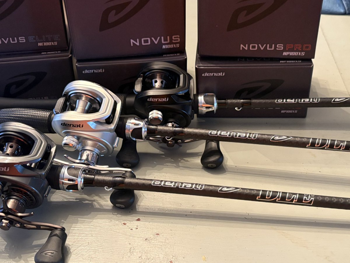 MikeEgnacFishin's tweet photo. New DLE series from Denali has arrived. Excited to hit the water with them this spring. https://t.co/gwIx6ZpoTu