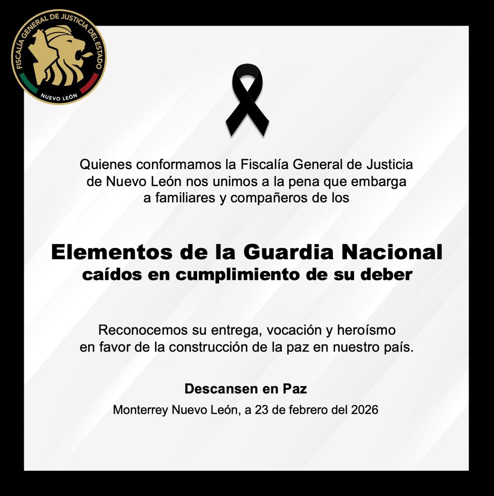Fiscalía Nuevo León tweet media