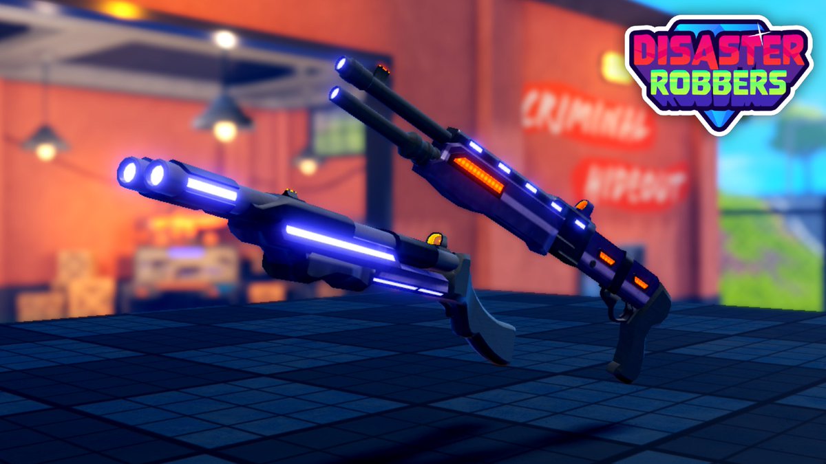A closer look at some more weapons 👀

#Roblox | #RobloxDev | #DisasterRobbers | <a href="/DisasterRobbers/">Disaster Robbers🌋</a>