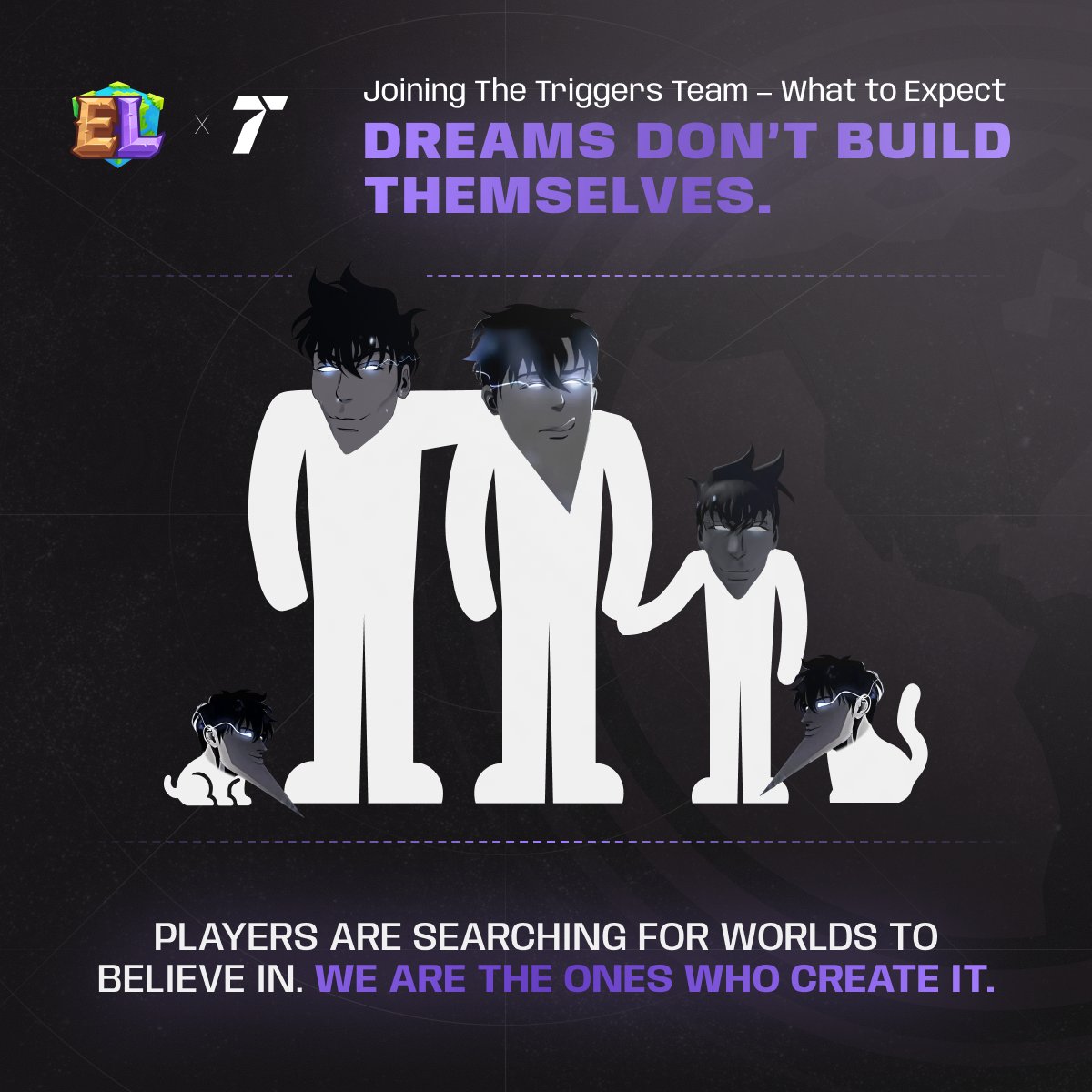 Earth_Leveling's tweet photo. [RECRUITMENT] Joining The Triggers Team!

Dreams don’t build themselves.
Worlds don’t create themselves either.

Players are searching for universes to believe in.
We are the ones who create them.

🏗️ Builders
🎨 3D Modelers 
✨ VFX Artists

💸 Paid per mission

Sign up today for their tomorrow.
#hytale #blockbench #sololeveling #hytalemodding

Apply via Discord ↓
https://t.co/1zhRZCoAzy