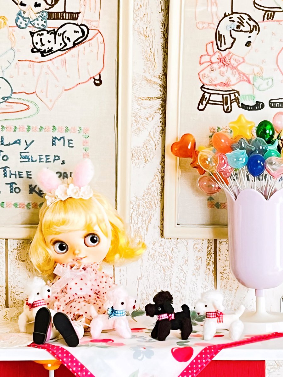 🖤と🩷も増えました🐩