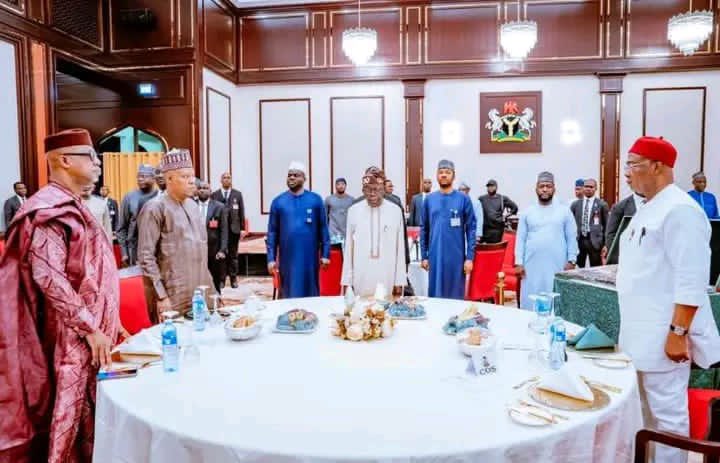 His Exellency, Governor of Yobe State Hon. Mai Mala Buni CON, attended an interfaith breaking of fast with President Asiwaju Bola Ahmed Tinubu and Vice President Kashim Shettima at the Presidential Villa, Abuja.