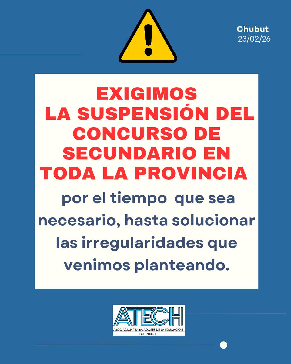 ATECh Chubut tweet media