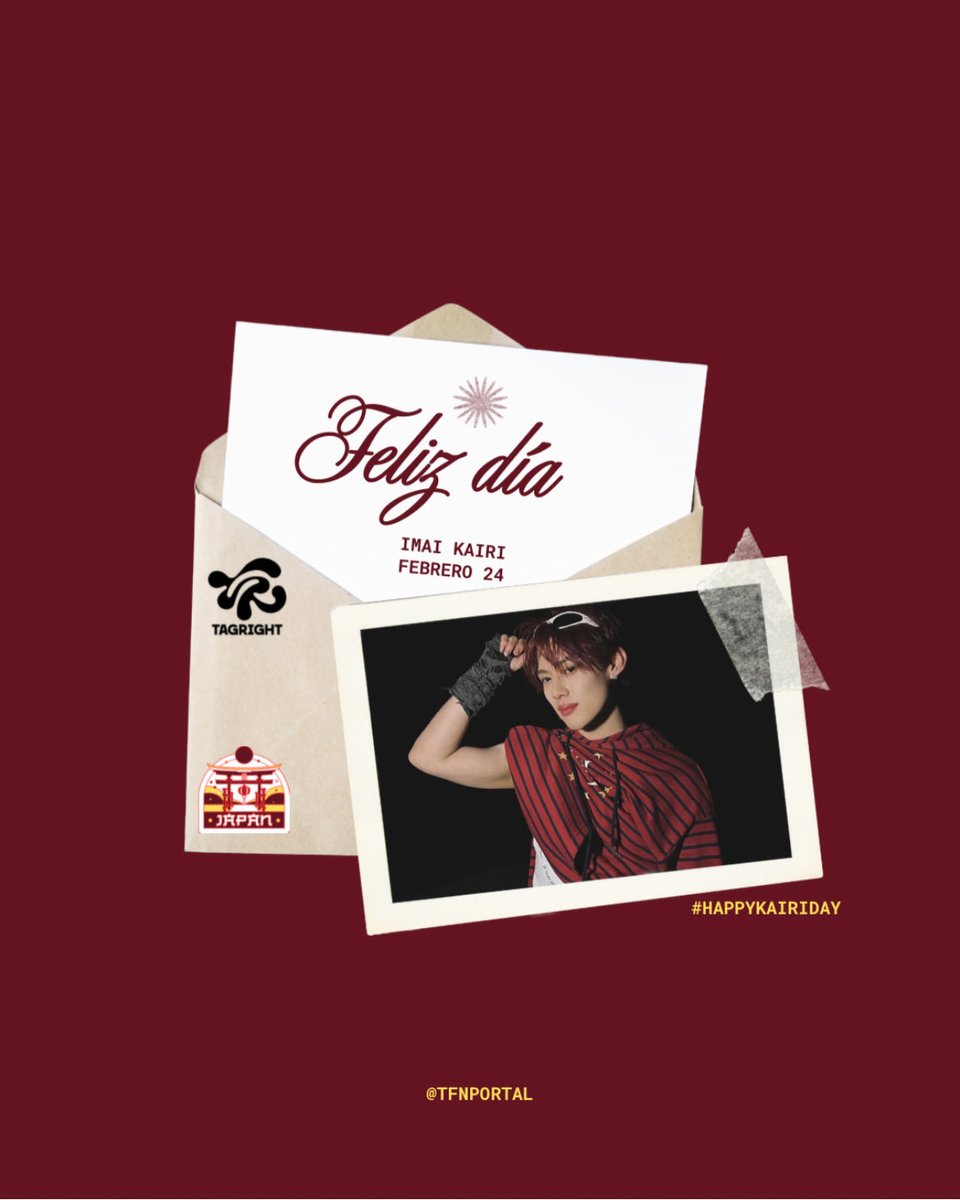 ◤🎂◢

HAPPY BIRTHDAY KAIRI
2026.02.24

¡Feliz cumple, <a href="/Kaix02tym/">KAIRI</a>! ✨ Gracias por compartir tu luz y talento con nosotros. Estamos muy orgullosos de ti y seguiremos apoyándote en cada paso de tu camino. Te queremos. 🐈‍⬛🖤

#KAIRI #카이리 
#HAPPY_KAIRI_DAY
#TAGRIGHT 
#今井魁里