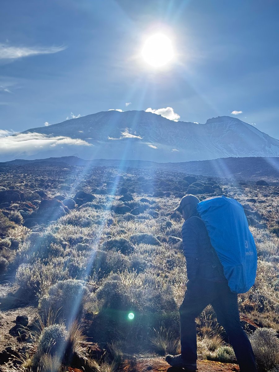 WaterboysORG's tweet photo. We lost reception, but we’re back!

We crossed the stunning Shira Plateau to Moir Camp, taking time to acclimatize before a classic “hike high, sleep low” day past Lava Tower and down to Barranco Camp. Every step is building toward what’s ahead.

Photos from the last few days ⬇️ https://t.co/ZnjKNyLTBW