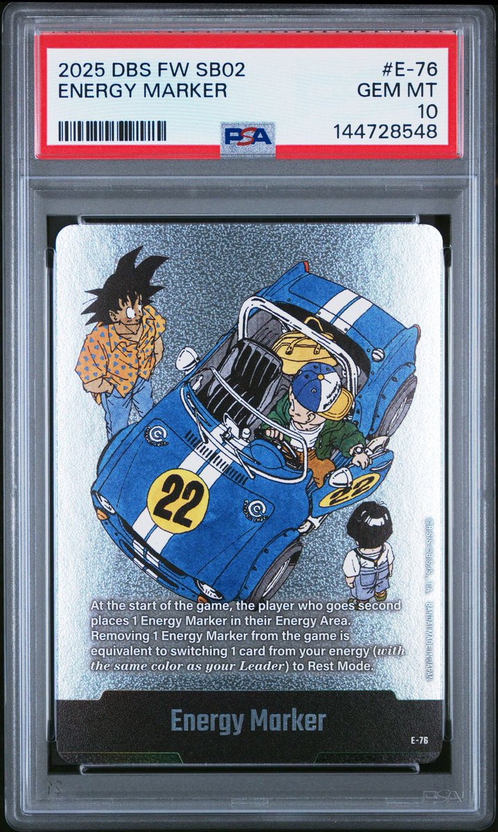 2025 DB mangabooster2 Energy Marker PSA10🔥🔥 #DBFW