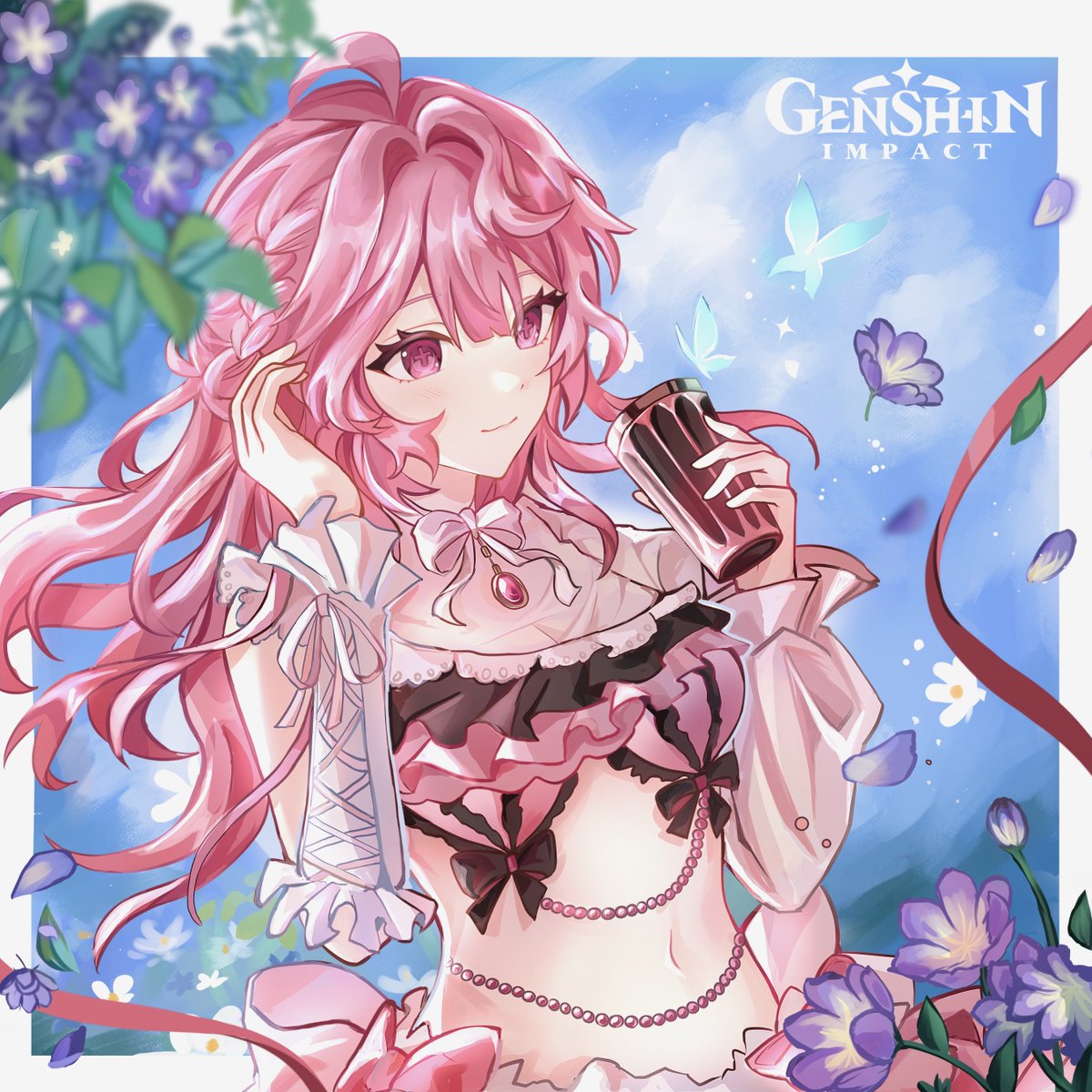 Rererebaii's tweet photo. #Genshinlmpact #genshinoc #ocart 
Some genshin b-day art I made:D https://t.co/Lgnvbyc0zg
