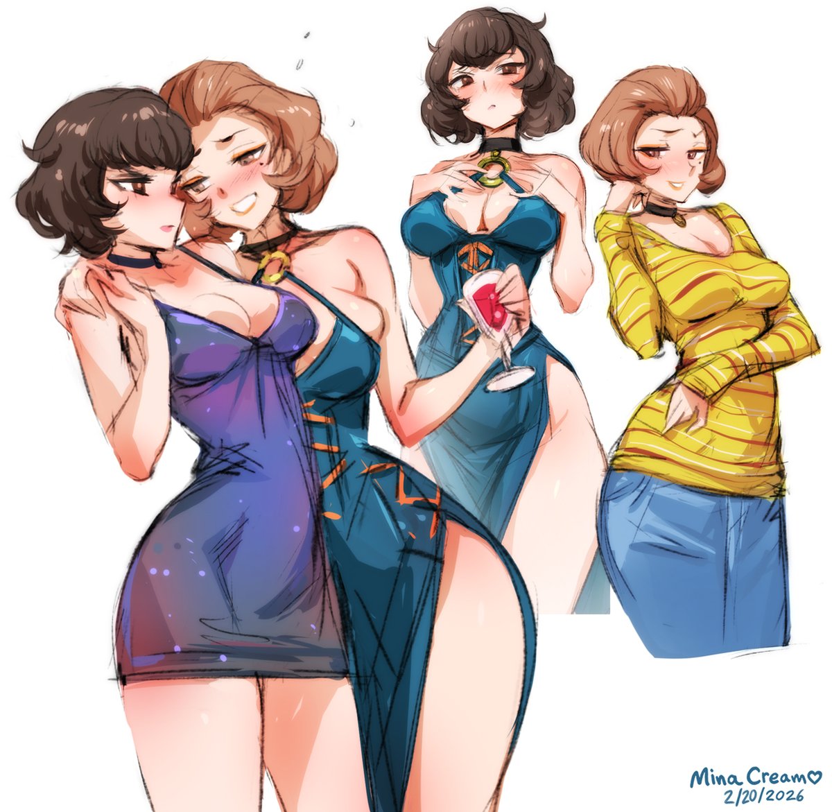 Sadayo Kawakami &amp; Manuela Outfit Swap