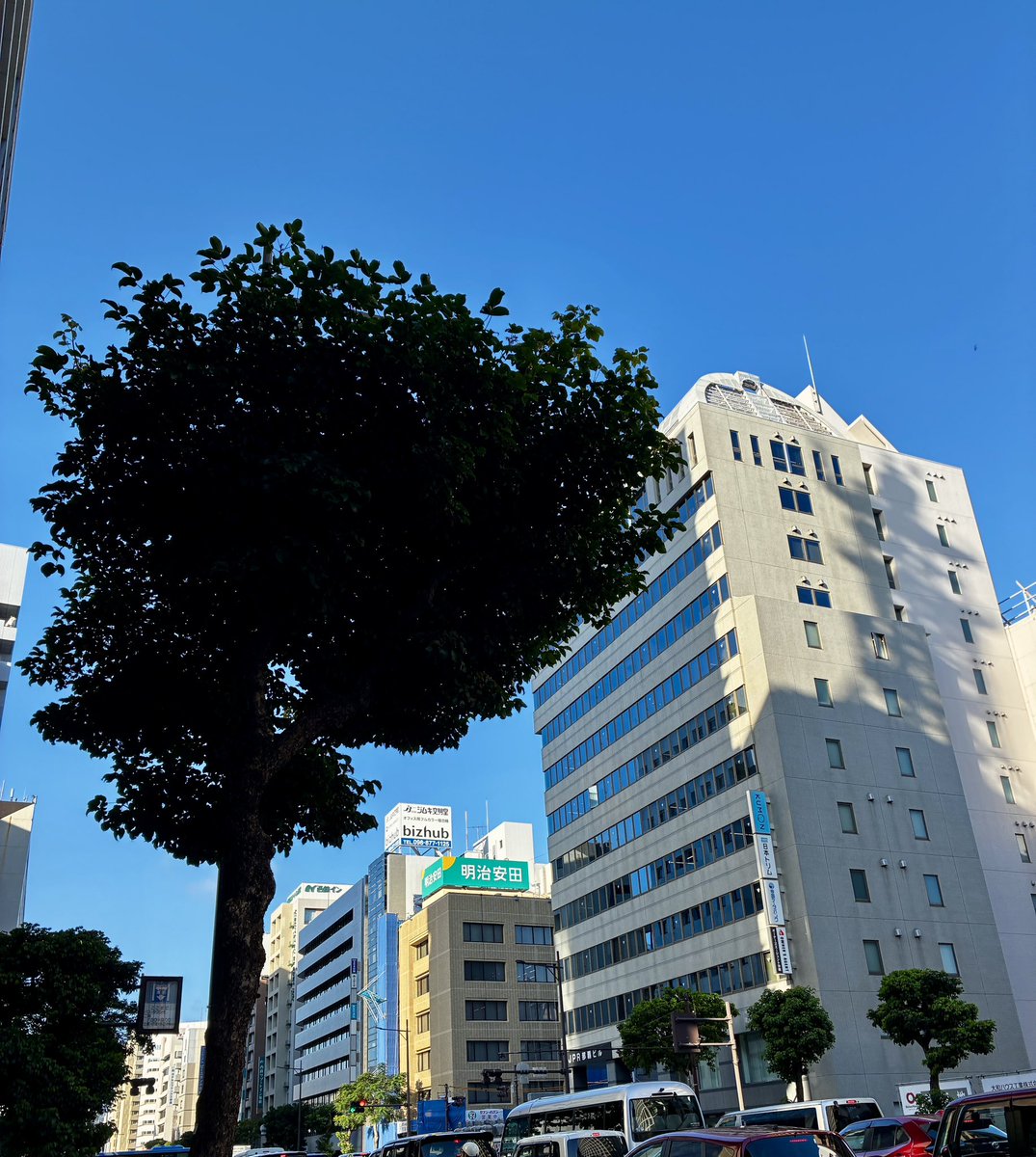 2020mataringo_'s tweet photo. 今日も暖かくなる予報。
派手すぎて寝かせていた、首里城とEXP75柄の半袖かりゆしウェアで出勤。バスの中でも半袖かりゆしを見かけてなんか安心😮💨
#イマソラ
#EXP75
#新旧
#3両めっけ https://t.co/hfsO1Y9HWT
