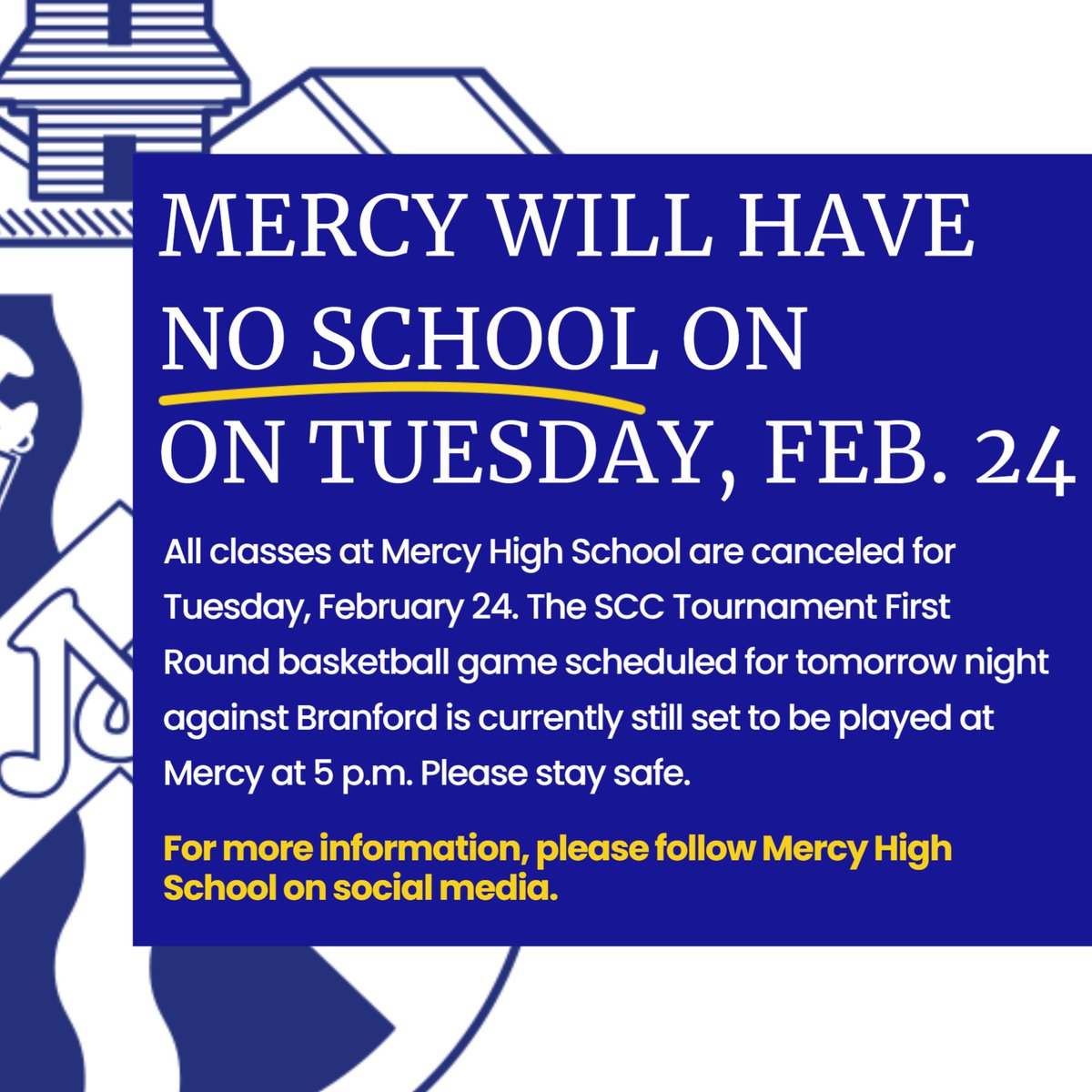 Mercy High School tweet media