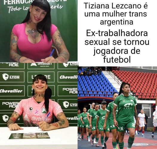Tiziana Lezcano, mulher trans da Argentina, saiu do trabalho sexual para ser jogadora de futebol. Sua história é de força e coragem, mostrando que é possível vencer desafios e conquistar espaço no esporte. Representatividade que inspira e transforma!