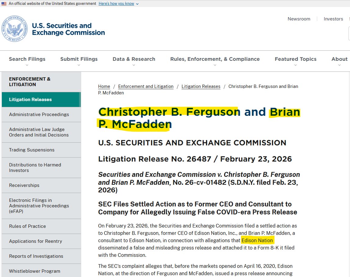 $bbig bbigfamily.com 
sec.gov/enforcement-li…
<a href="/Luckyjs37/">LuckyJs🍀🦍</a> nice find