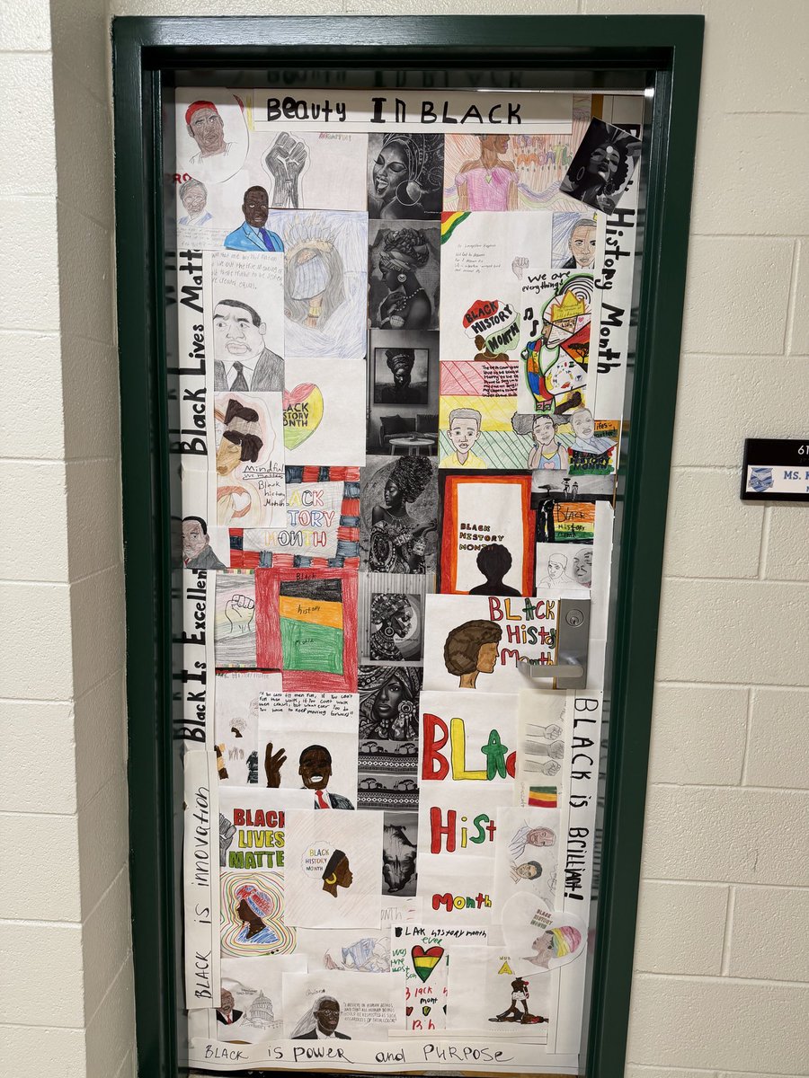 🖤 Our Black History Month Door decorating contest concludes this week and doors will be judged Friday

💪🏽 Scholars have worked to decorate their OnTrack Class Door &amp; have done an amazing job

🥹 Check-out some of the doors that are helping our scholars celebrate excellence