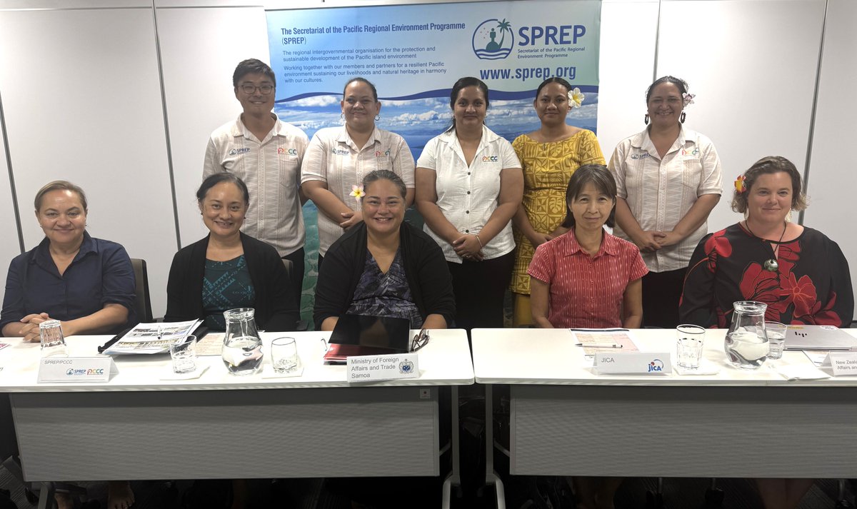 SprepChannel's tweet photo. The #PCCC's role as a hub for collaboration and partnership to address climate change highlighted at its Advisory Board Meeting.
Read more 🔗https://t.co/IqBhaCt0WE
#ResilientPacific #PacificClimateChangeCentre https://t.co/qkRBwiKQZJ