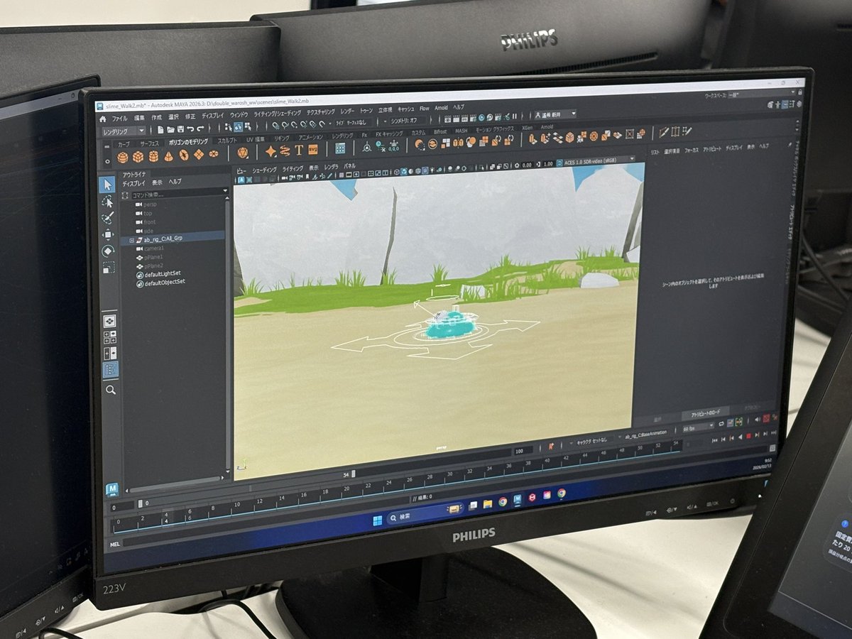 otasotsuten's tweet photo. ＼＼\ 3DCGコース/／／
3DCGコースではモデリングとモーションの作品を作っています✨
空間把握能力が必須となる3DCGでは、関係ないと思われがちなデッサン力がカギになるのだとか…🗝️
今年度の卒業制作展でも様々な3DCG作品が展示される予定です！
#OIBC卒業制作展
#卒業制作展
#卒制
#3DCG
#制作風景 https://t.co/gHI6AzrdML