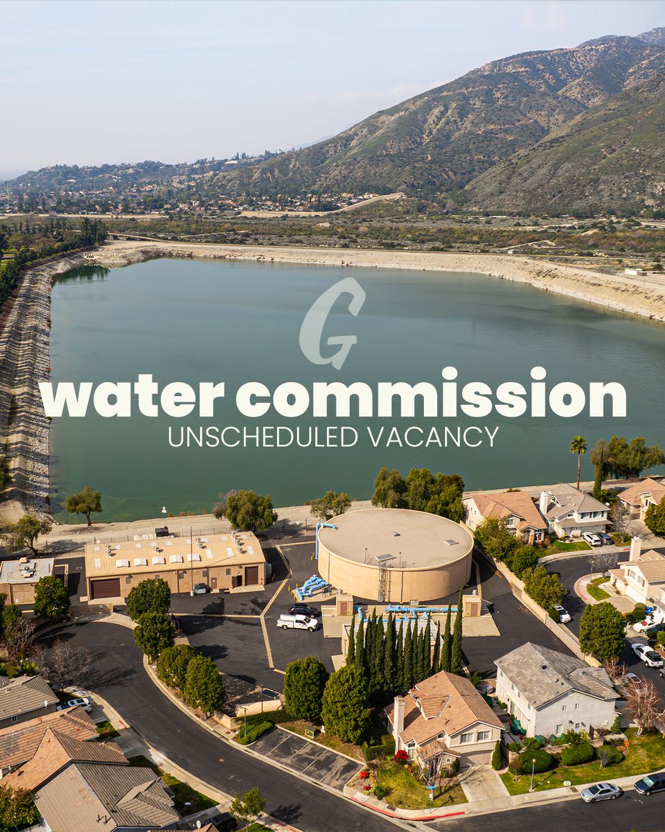 CityofGlendora's tweet image. 💧#GETINVOLVED! Now accepting applications to fill an open seat on the #Water Commission. Want to get involved in local decision-making? 
 
📲#ApplyNow! cityofglendora.gov/CandidateAppli… 
 
Questions? (626) 914-8210 or city_clerk@cityofglendora.gov

#Glendora #LocalGovernment