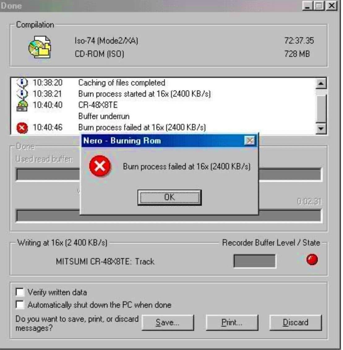 The trauma was real..