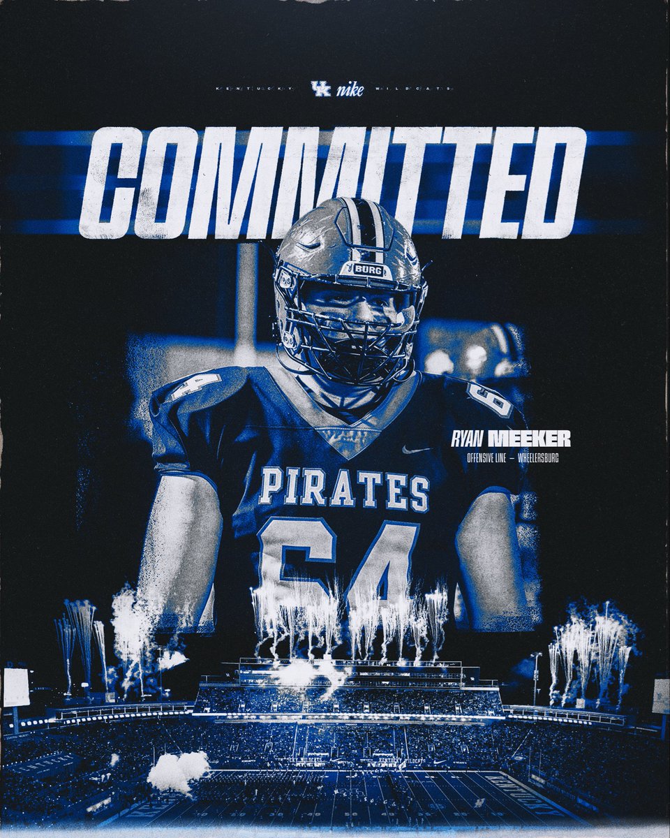 Ryanmeeker64's tweet photo. Blessed to announce my commitment to The University of Kentucky. Thank you to my family and coaches who got me here. #AGTG #BBN #Wildcatsfb https://t.co/GxY2xe0s4V