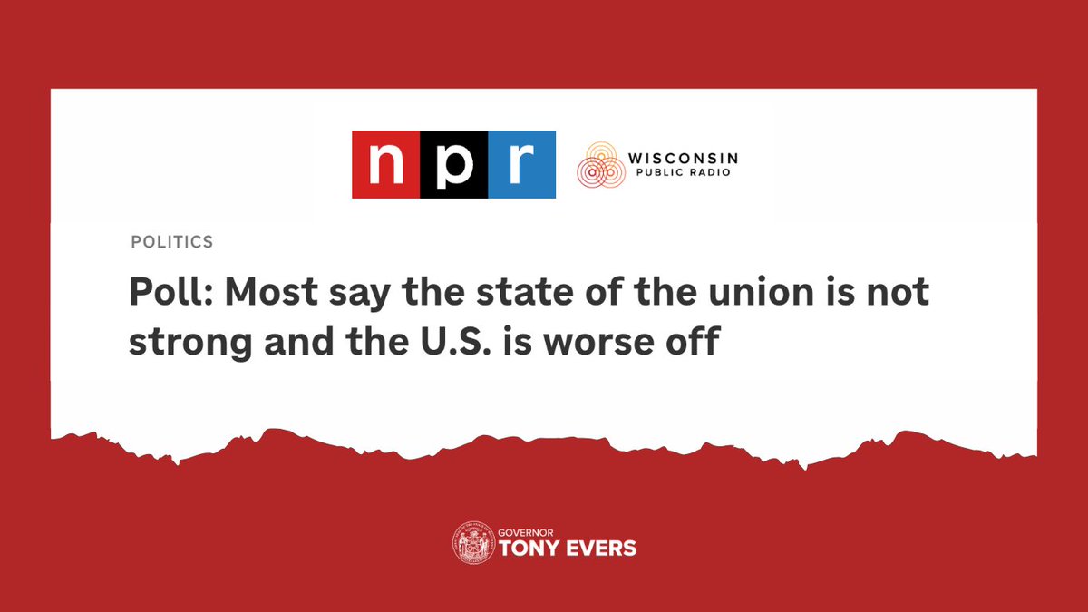 Governor Tony Evers tweet media