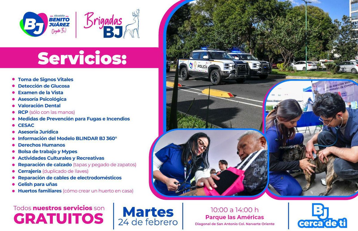 Llegamos a tu colonia para escucharte y brindarte atención cercana y profesional. 🚔🩺
Te esperamos mañana en Parque las Américas para seguir construyendo comunidad. 🫱🏻‍🫲🏼