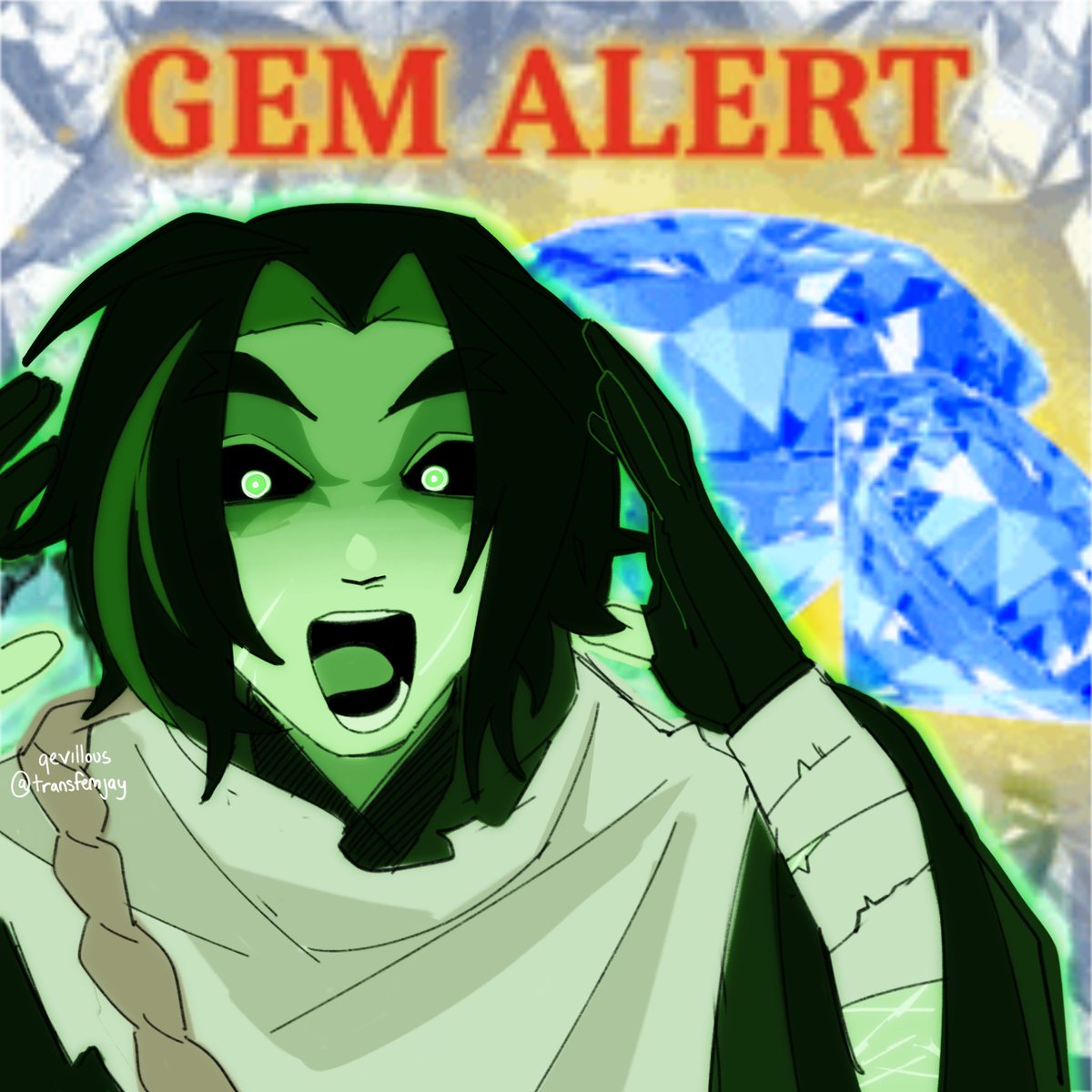 transfemjay's tweet photo. #morro #ninjagofanart 🍌
REALM💎💎CRYSTAL💎💎💎💎🚨🚨ALERT🚨🚨 https://t.co/Wf4IskT7CW