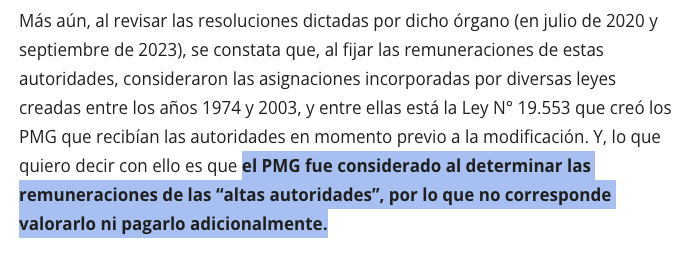 Les ahorro el click:

Resulta q el famoso bono q se pagaron los ministros y el presidente YA ESTÁ INCLUIDO EN SU REMUNERACIÓN MENSUAL y no debieron pagárselo de manera ADICIONAL.

Para no devolverlo, argumentarán BUENA FE.

Hagamos escándalo por la rechucha 🤬