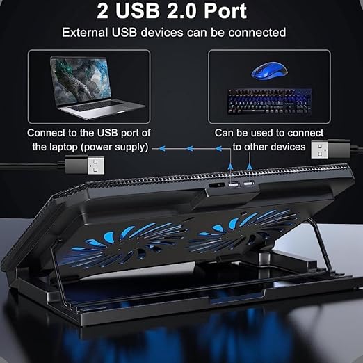 ParadiseBeache2's tweet image. Suporte Para Notebook Com Cooler Duplo Silencioso Com 8 Níveis de Ajuste Ergonômico, Saída USB Adicional e Iluminação Interna Base Para Notebook de Até 17 Polegadas
.
Link➡️amzn.to/3ZXeYv8
.
#notebook #ofertas