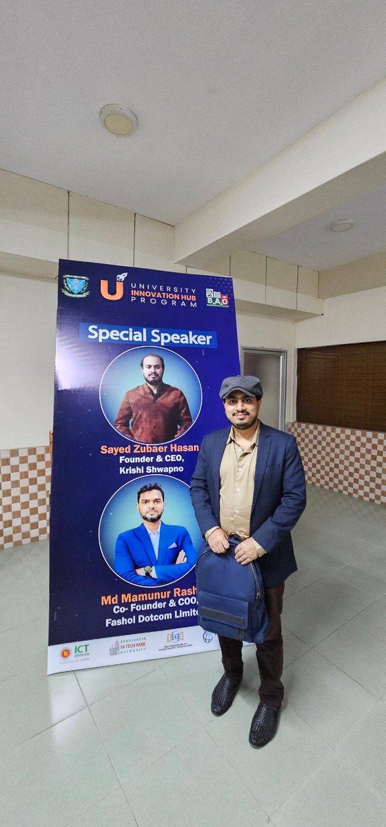 SayedZubaer's tweet photo. Honored to speak as a Keynote Special Speaker at Bangladesh Agricultural University.
Inspired by the entrepreneurial mindset in the room students thinking beyond jobs toward building real solutions in agriculture.
The future of agri innovation belongs to those who dare to build https://t.co/wUHKcwlYZO