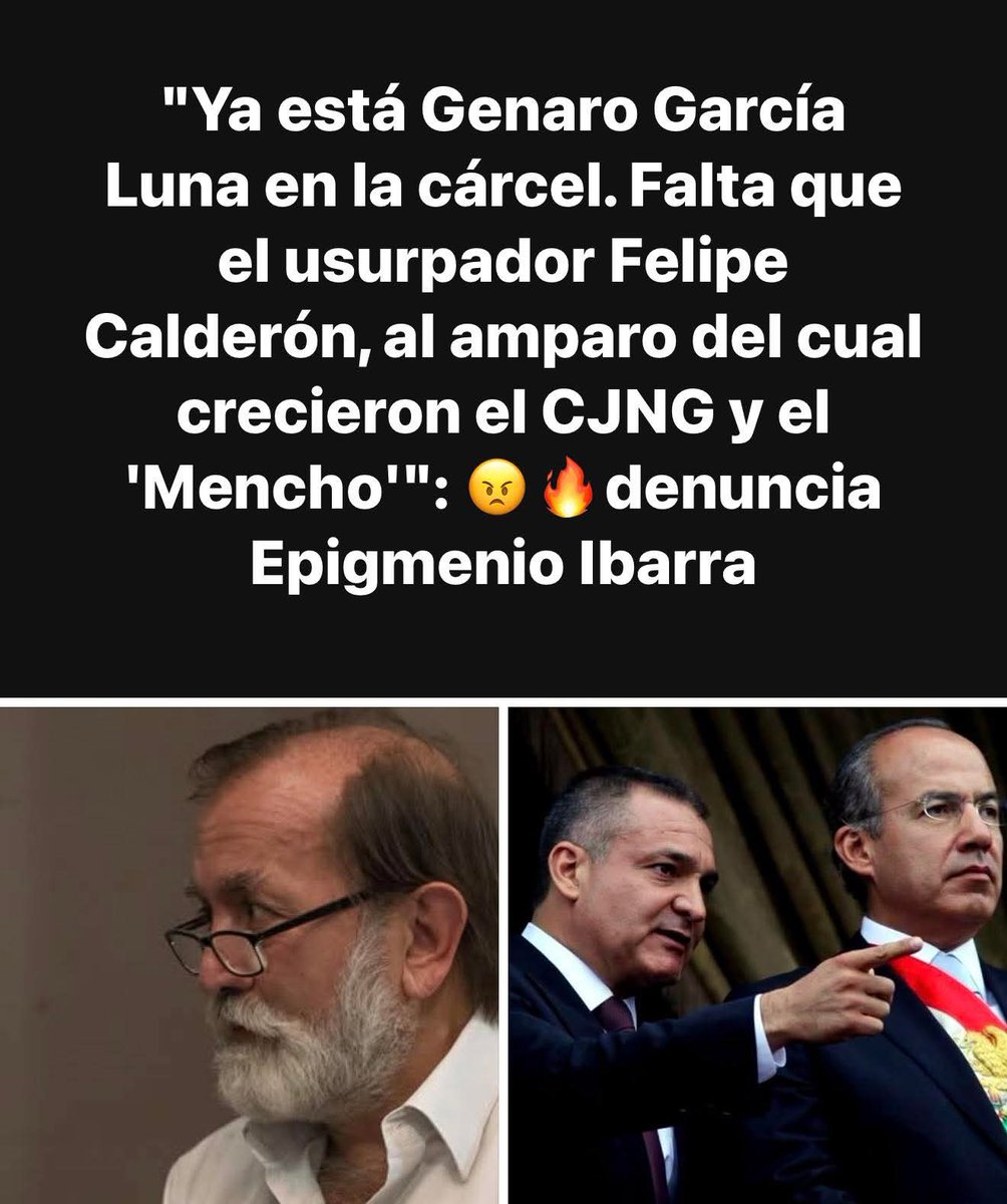 lulispumas's tweet photo. Falta Felipe Calderón , el y su partido del PAN , han sido los culpables Jalisco gobierna el pan ellos dejaron que esto creciera https://t.co/jw8NoKqGGG