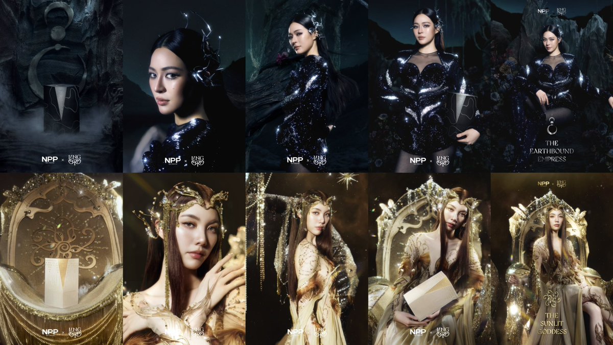 LINGLING —  THE EARTHBOUND EMPRESS 🌎👑

ORM —  THE SUNLIT GODDESS ☀️✨

ชั้นตื่นเต้นนนนเรามีอะไรให้ติดตาม แล้ว Concept ดีมากกกกก 🌎 ☀️

 #NPPxLINGORM