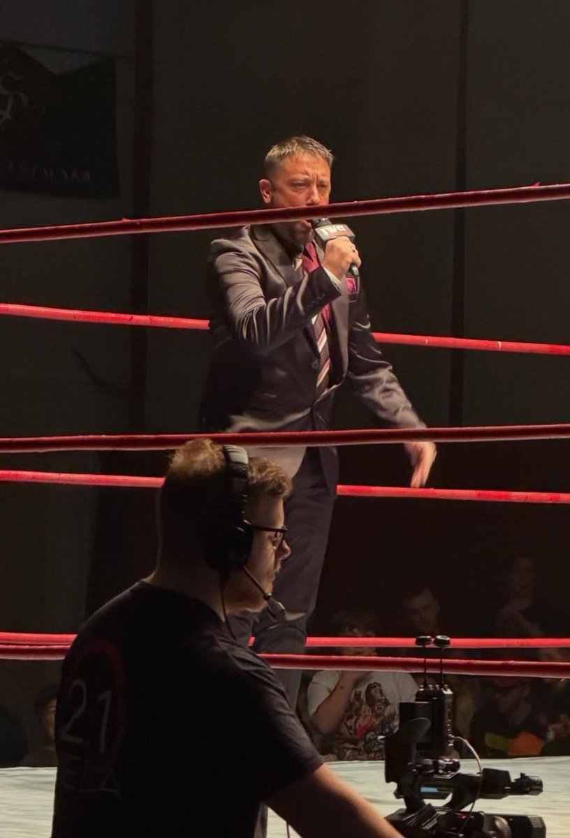 NickLendl's tweet photo. The #ResetButton returned as we put on a great event this past Saturday! @IWCwrestling #Reloaded 12.0 will be talked about for quite some time.

It was extra special to me, having my girls there! 💪 🎤 https://t.co/NbV5nri81z