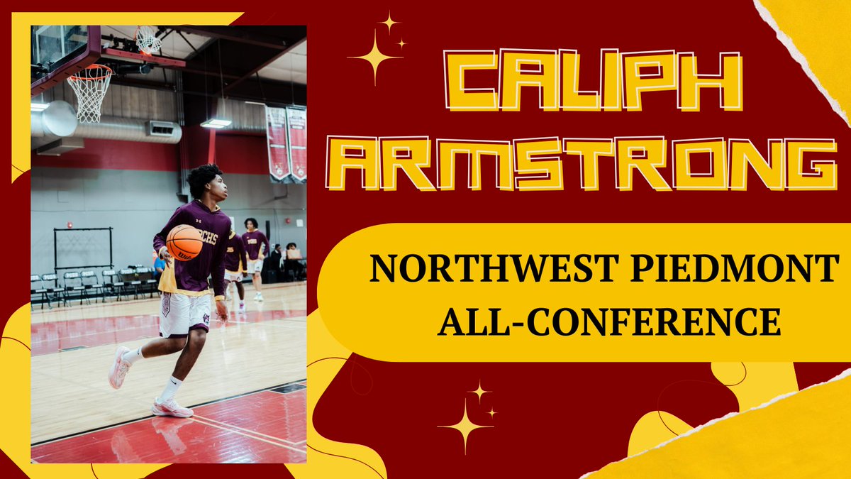 CoachMurray01's tweet photo. Congratulations to Caliph Armstrong @Caliph414030 for being named to the Northwest Piedmont All-Conference Team!! https://t.co/PTWqAsthB5