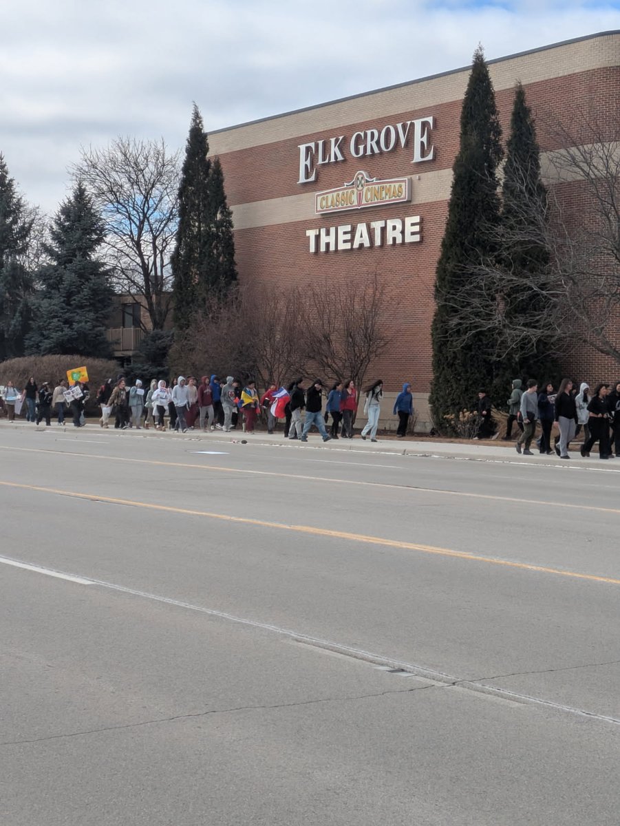 Shoutout to Grove Junior High. The right-wing will not deter me on ICE overreach. I will continue to show up and support our students.