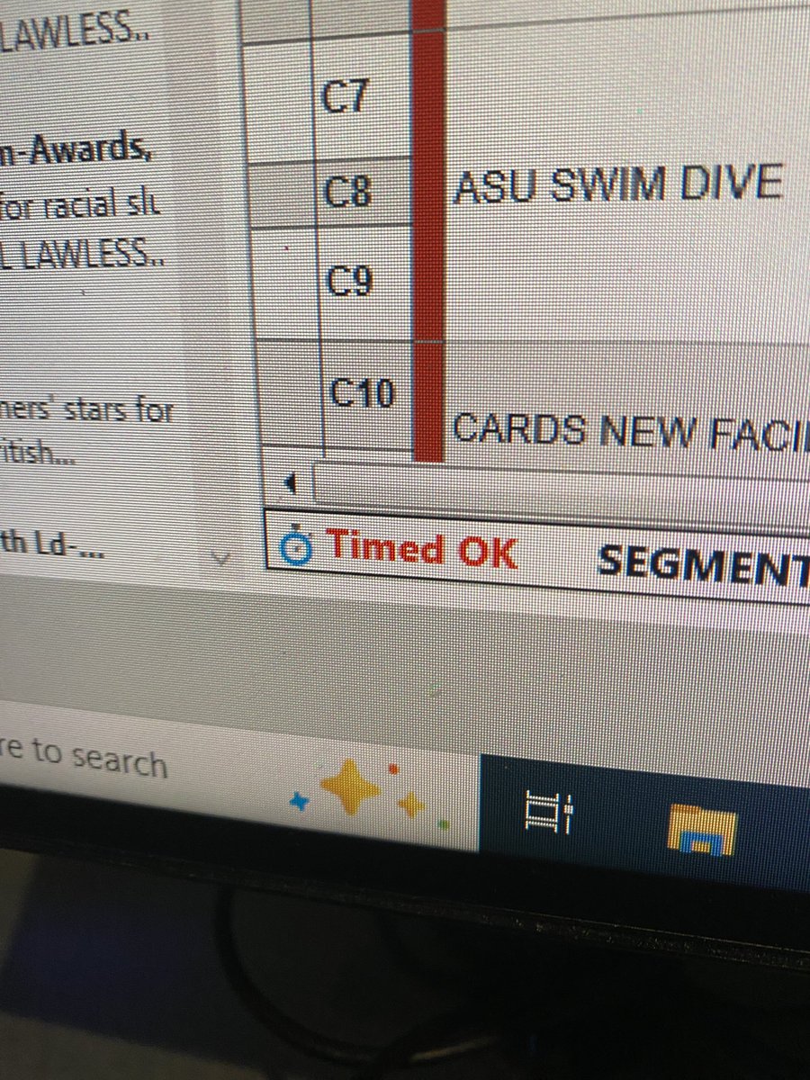What every line producer wants to see when they’re timing their show 😌