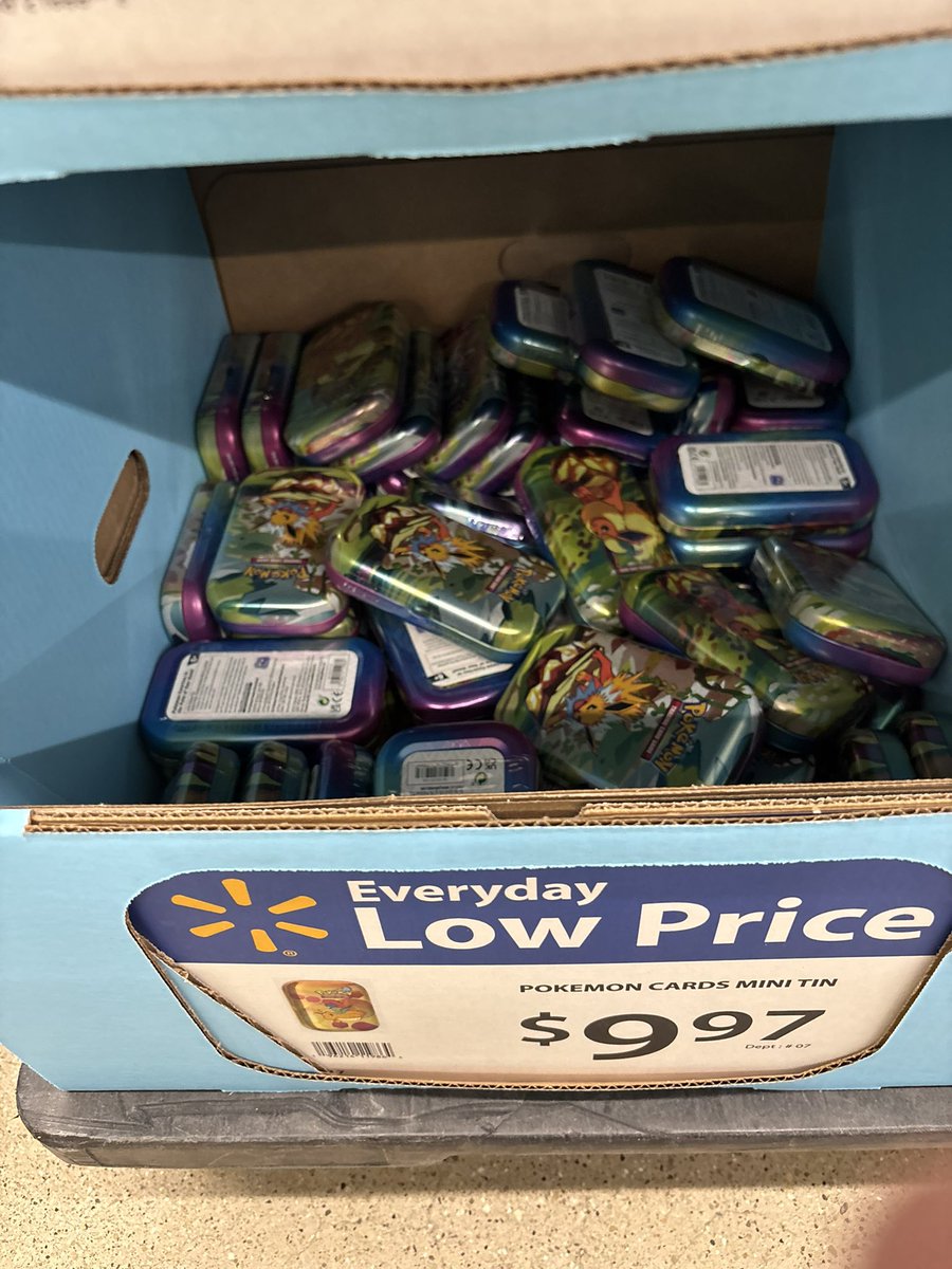 Prismatic Mini Tins are back at Walmart for Easter! 🐣 

Tons of stores are starting to get stock randomly.

Don’t miss out on your stores restock, use our store stock checker in the discord so you can cop!👇

Stock checker: pluggedinn.io