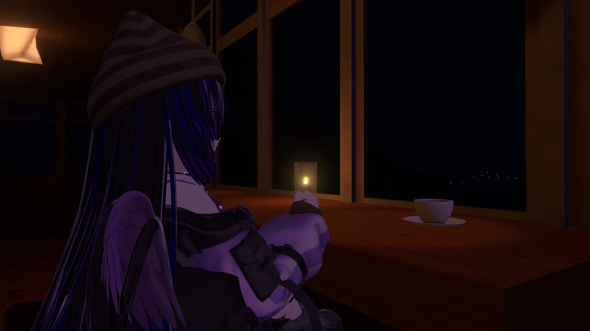 昨日は作業してChillしてました
おはようございまーす_(-ω-_[▓▓]
静かな雰囲気だけどめちゃ賑やかだった（）
今日はおやすみなので映画行ってきまーす
 #VRChat