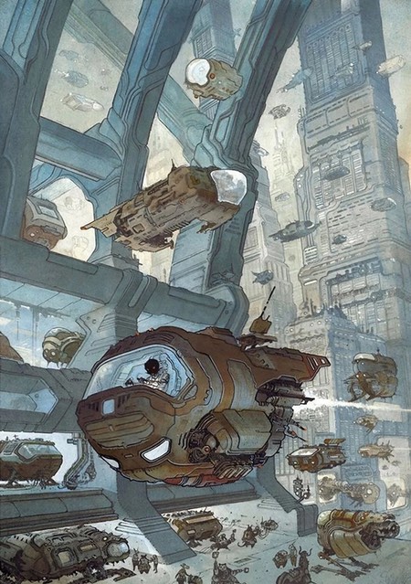 CharleyParkerLC's tweet photo. Science fiction comics by Serge Pelle. For more images, links & info, see my Lines and Colors post: https://t.co/aiWwZSlfNt
#comics #sergepelle #europeancomics #bandesdessinees #francobelgiancomics #frenchcomics #scificomics #sciencefictioncomics https://t.co/AslJnoPJQd
