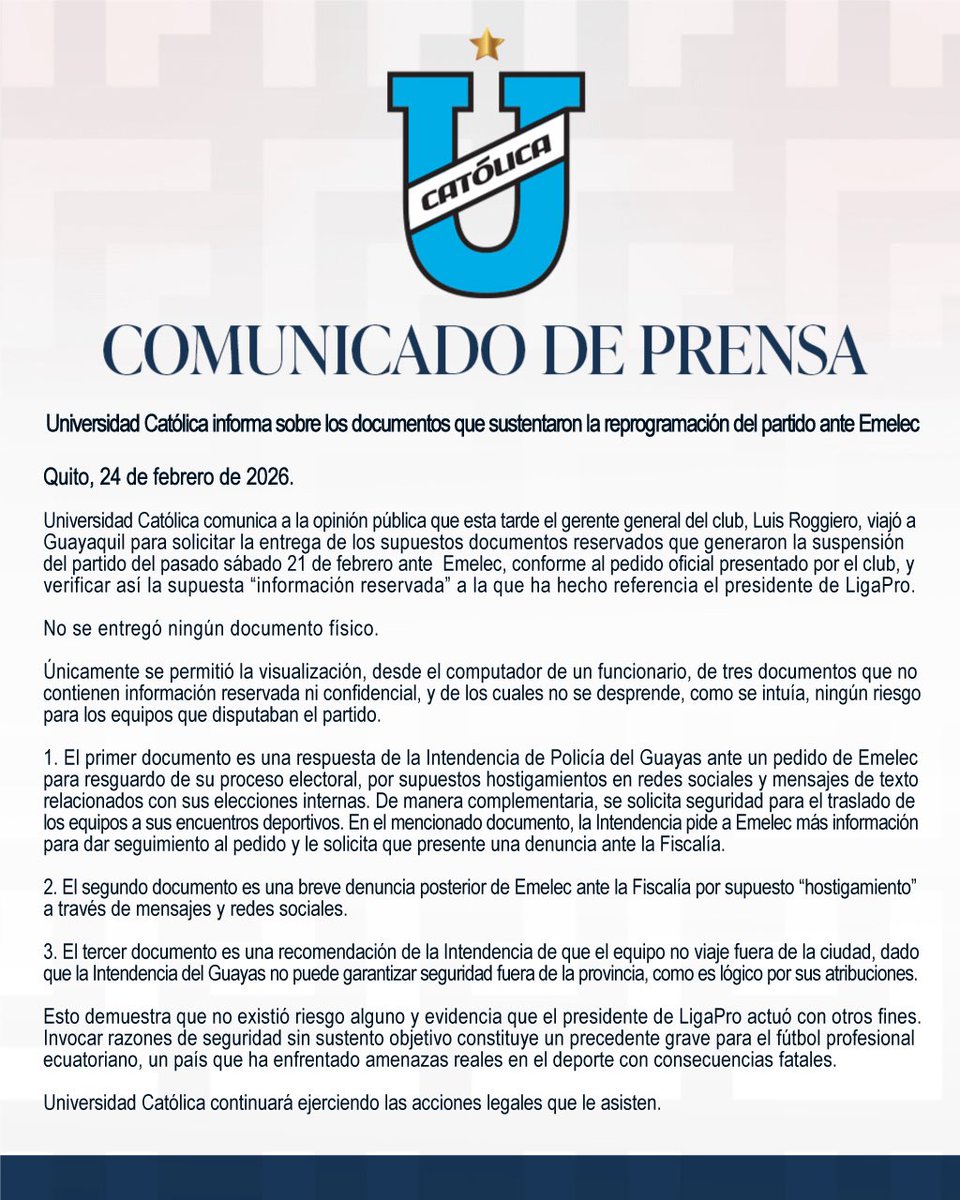 U. Católica Ecuador tweet media