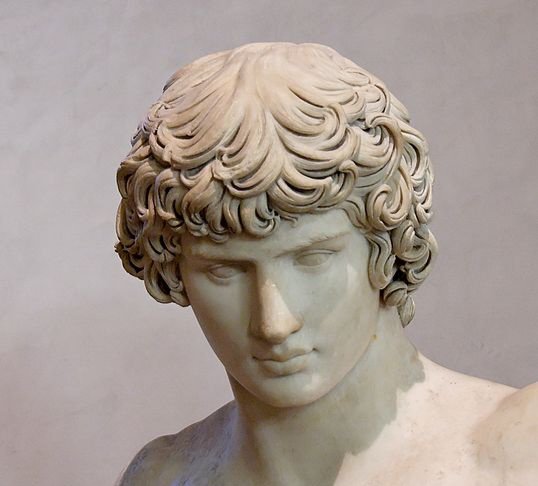 antinousgaygod's tweet photo. 🪷 #Hadrian clearly vetted many of the Antinous statues. Lips, nose, jaw line and curls conformed to stringent standards. Those pouting lips, those copious curls: It can only be #Antinous. Scholarly treatises have been written on the "Lock Scheme" of his hair! #lockscheme. Full details here: https://t.co/sa0l5Nk7eX 🪷