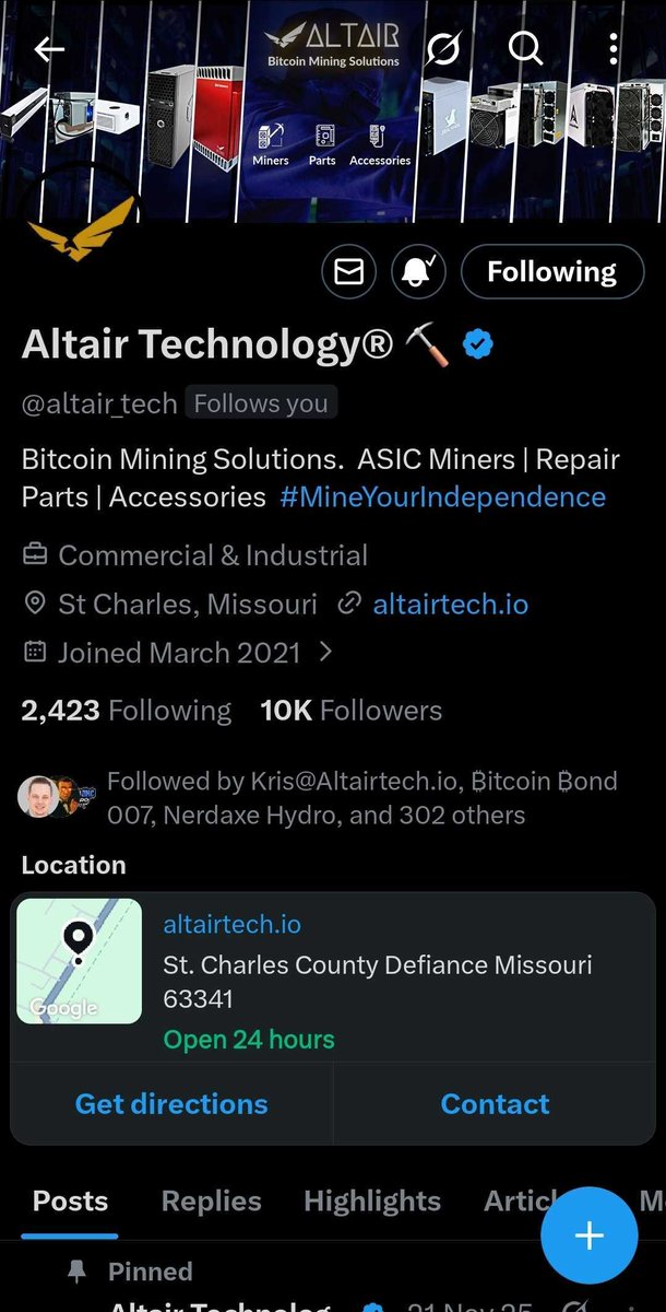 Altair Technology® ⛏️ tweet media