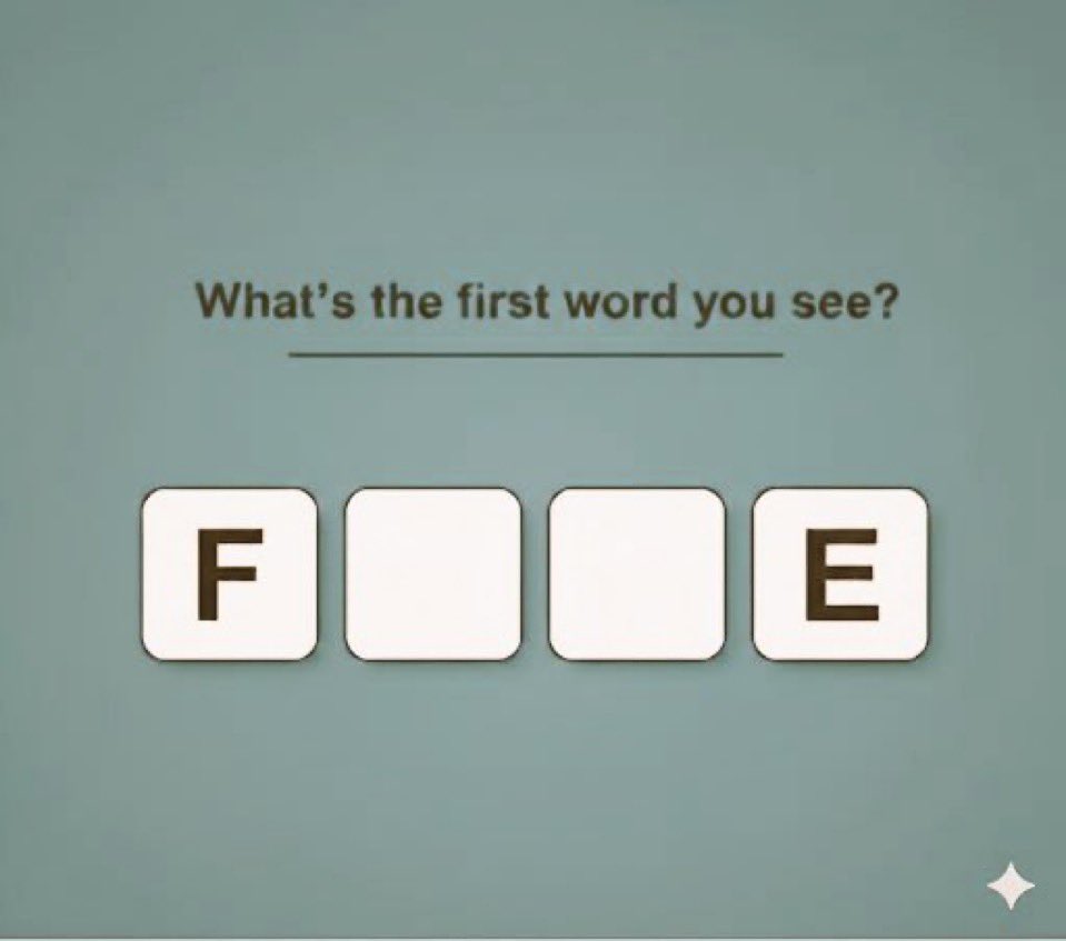 Good morning🌼🍀
What’s the first word you see??