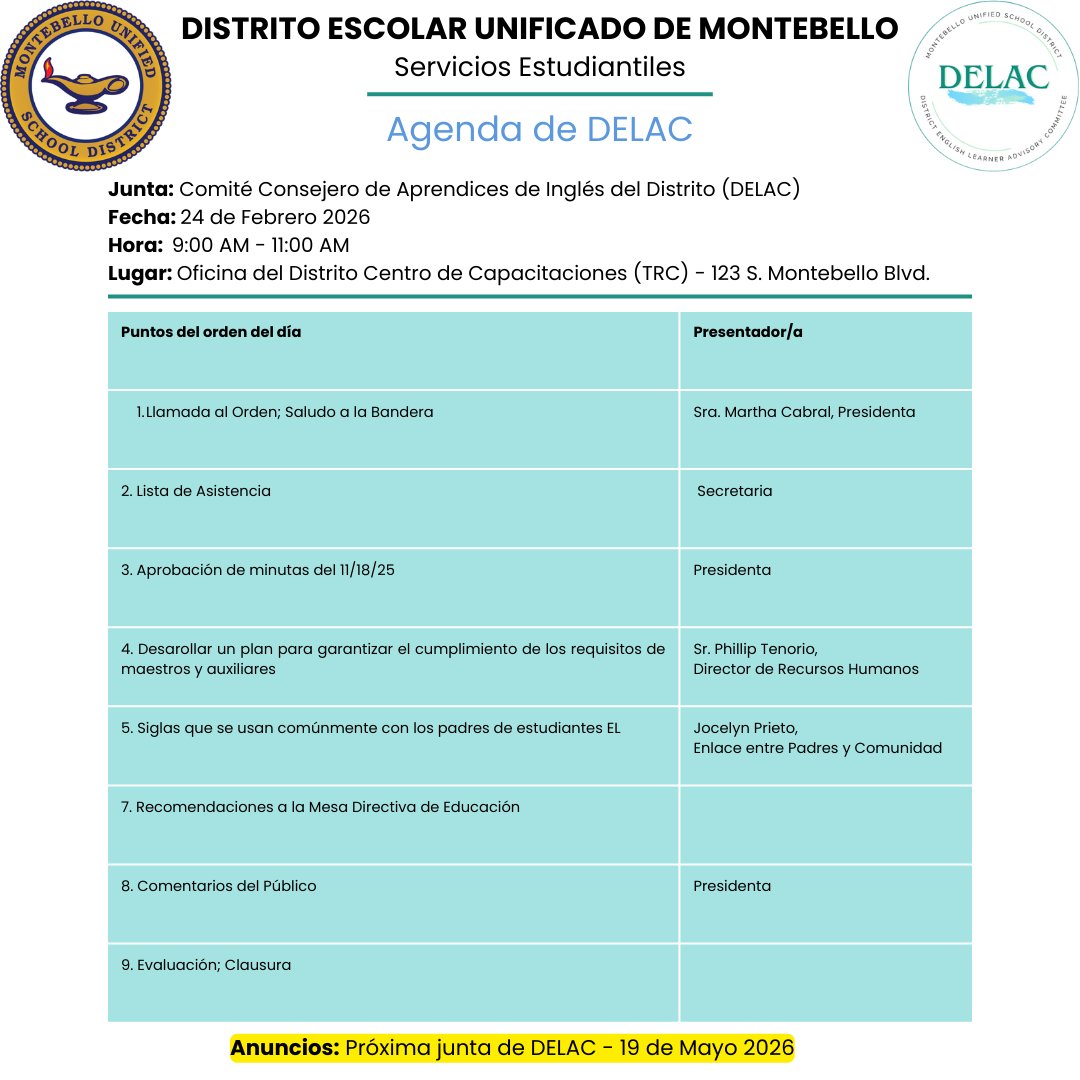 Montebello Unified tweet media