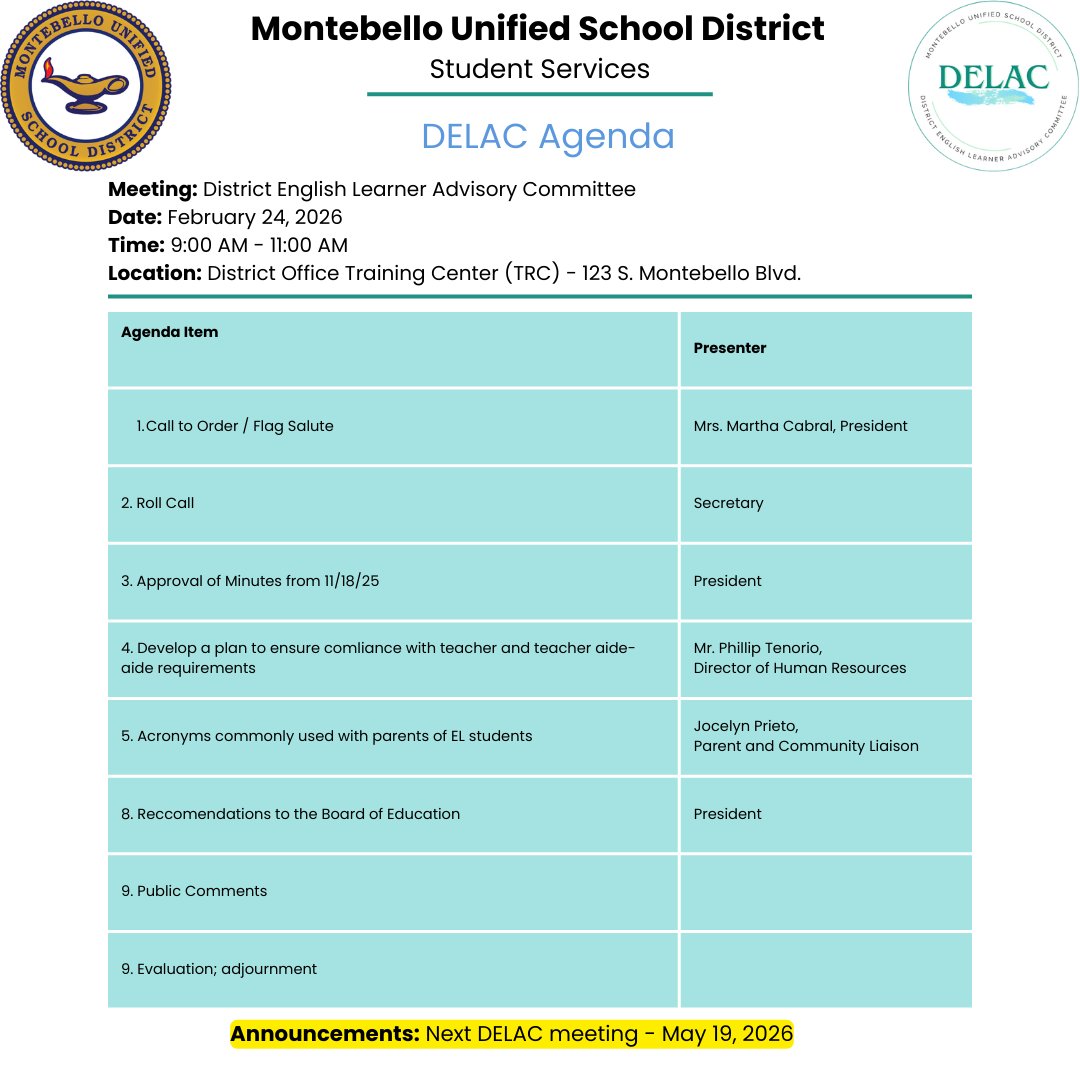 Montebello Unified tweet media