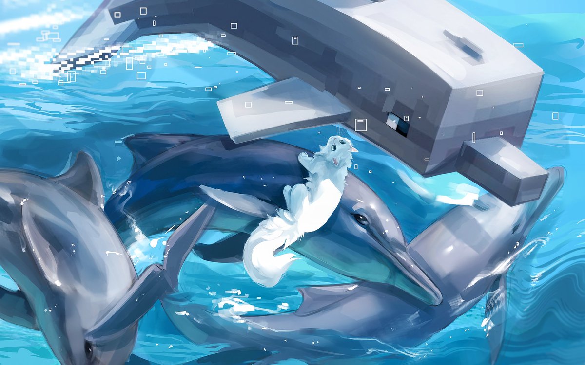 BWSpace69's tweet photo. Dolphin's Grace

#art #artwork #commissionsopen https://t.co/INwB2FlrkI