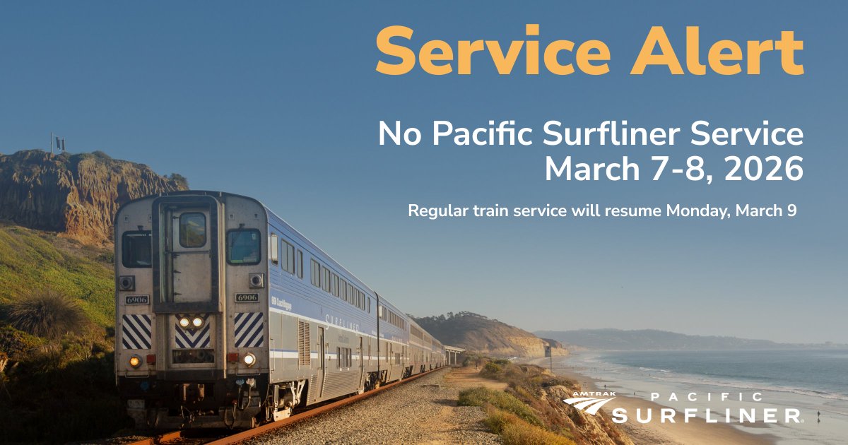 Pacific Surfliner tweet media