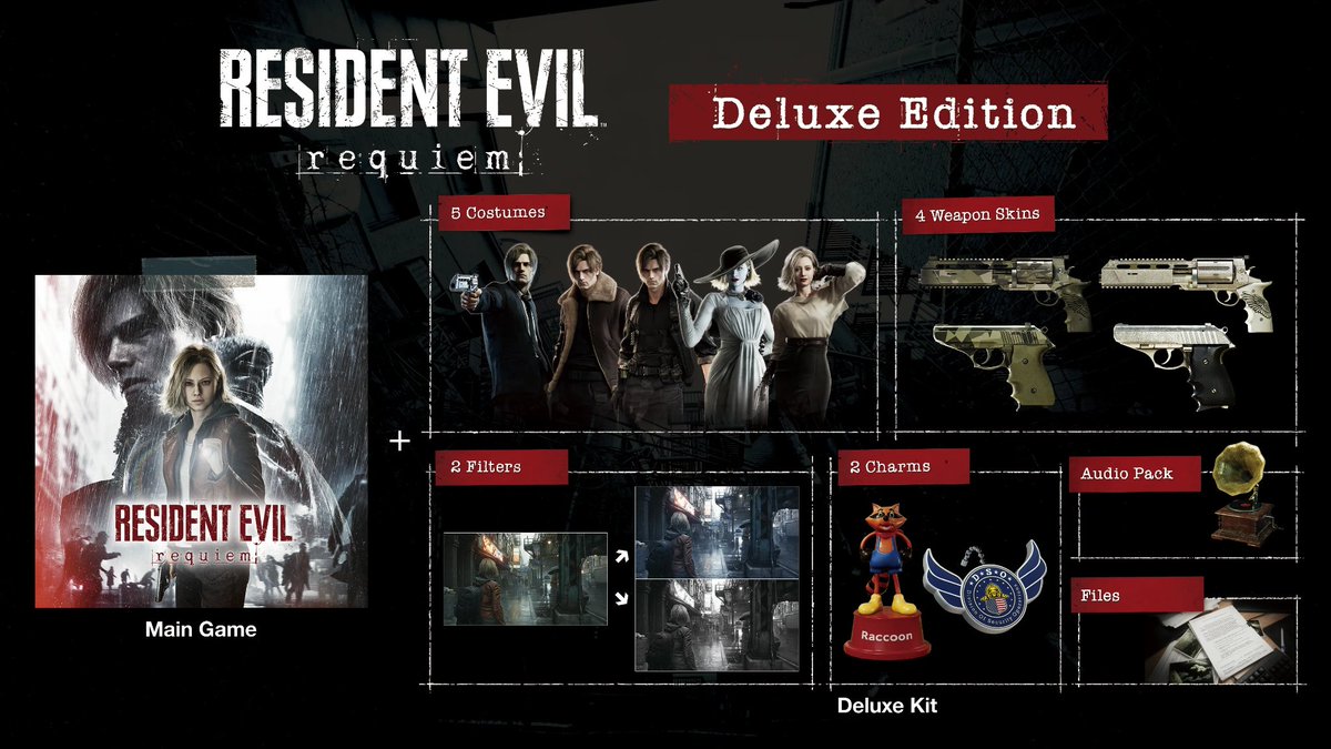 LET'S GO IT'S RE WEEK!

Win a FREE Steam copy of Resident Evil Requiem Digital Deluxe Edition by me!!

Retweet &amp; comment 9 on this post!
Winner chosen by LIVE wheel spin
Feb 26, 2026 @ 9PM EST on Twitch/YouTube!

Not sponsored or affiliated with Capcom — hosted by me.

Good luck!